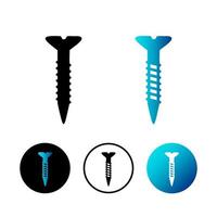 Abstract Screw Icon Illustration vector
