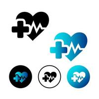 Abstract Health Icon Illustration vector