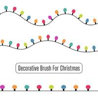 decorative Christmas bulb brush for Christmas designs, Hand drawn vector repeat pattern for textile, gift wrapper, fabric, web backdrop and packaging.