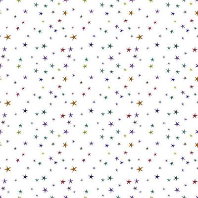 Christmas theme seamless repeat pattern created with elements like colorful stars, Hand drawn vector repeat pattern for textile, fabric, gift wrapper, cloths, wallpaper and banner.