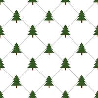 seamless repeat pattern created with element like Christmas tree and dotted geometric lines, Hand drawn vector repeat pattern for textile, fabric, gift wrapper, cloths, wallpaper and banner.