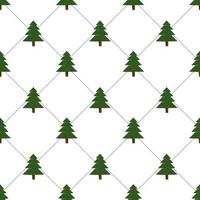 seamless repeat pattern created with element like Christmas tree and dotted geometric lines, Hand drawn vector repeat pattern for textile, fabric, gift wrapper, cloths, wallpaper and banner.