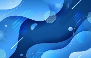 Abstract Wavy Blue Background