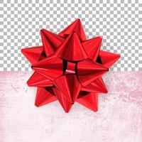 Top up view isolated red birthday decorations photo