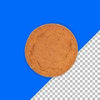 Close up view regal biscuit isolated photo