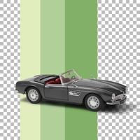 Isolated classics model car photo