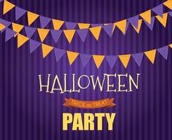 Halloween Party Background Template. Vector illustration