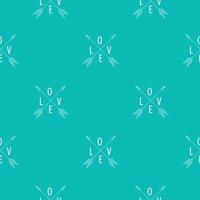 Abstract Seamless Pattern Background witj Love Heart Symbol. Vector Illustration