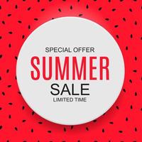 Summer Sale concept Background. Vector Illustration