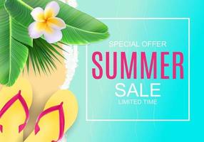 Summer Sale concept Background. Vector Illustration