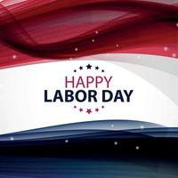 Happy Labor Day Poster Vector Illustration