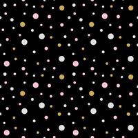 Colorful seamless pattern background with dots. Vector Illustration
