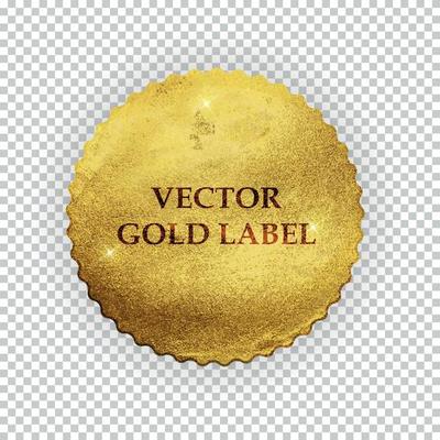 Premium Quality Shiny Golden Label  Luxury Badge Sign on Transparent Background.Can be Used as  Best Choice, Price, Limited Edition, For Sale and other Business Sticker Logo. Vector Illustration