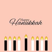 Happy Hanukkah, Jewish Holiday Background. Vector Illustration. Hanukkah is the name of the Jewish holiday