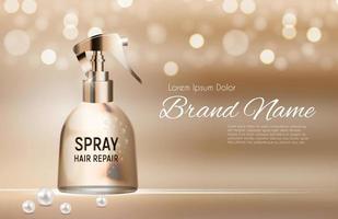 Design Cosmetics Product  Template for Ads or Magazine Background. 3D Realistic Vector Iillustration