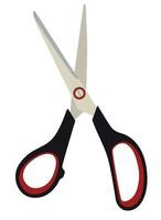 Scissors Icon isolated on white background.  Vector Illustration