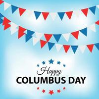 Columbus Day Background. Vector Illustration