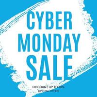 Cyber Monday Sale Deals Design Template Vector Illustration