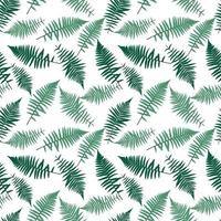 Fern Leaf Vector Fern Leaf Vector Seamless Pattern Background Illustration
