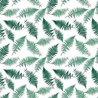 Fern Leaf Vector Fern Leaf Vector Seamless Pattern Background Illustration