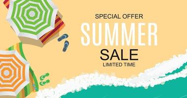 Summer Sale concept Background. Vector Illustration