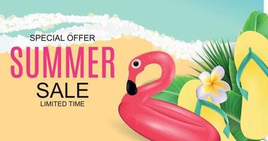 Summer Sale concept Background. Vector Illustration