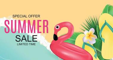 Summer Sale concept Background. Vector Illustration