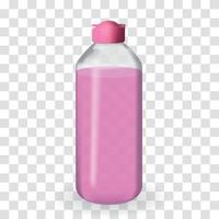 Layout jars filled on transparent background. Vector illustration.