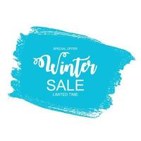 Winter Sale Background Special Offer Banner Background for Business and Advertising. Vector illustration