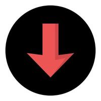 Arrow on white background vector