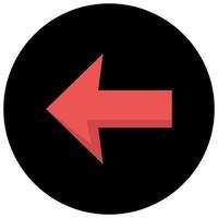 Arrow on white background vector