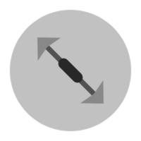 Arrow on a white background vector
