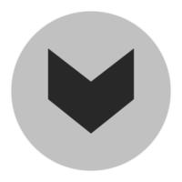 Arrow on a white background vector