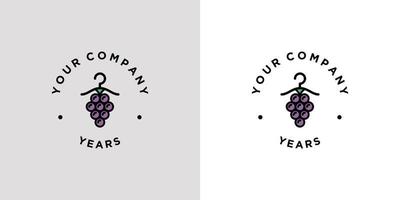 Unique and modern laundry logo vector