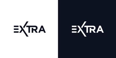 Extra modern and sophisticated logo design vector