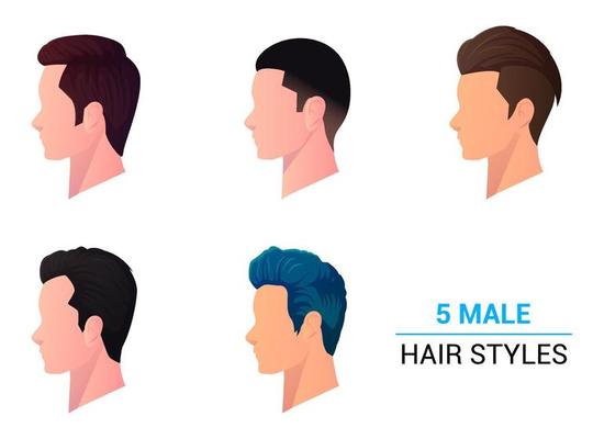 Men Profile View haircut and head Side View, Modern Male Hair Style Collection Vector 4566100 Vector Art at Vecteezy Men Profile View haircut and head Side View, Modern Male Hair Style Collection Vector 4566100 Vector Art at Vecteezy
