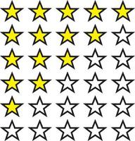 5 star review rating stars