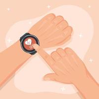 heart monitor poster vector