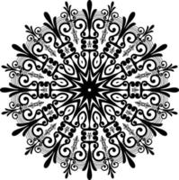 Mandalas para colorear páginas de libros, adornos redondos decorativos en forma de flor, vector oriental, patrones de terapia antiestrés, elementos de diseño de tejido, vector de logotipos de yoga