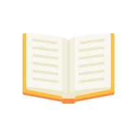 Open book vector. education concept online learning vector