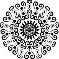 Mandalas para colorear páginas de libros, adornos redondos decorativos en forma de flor, vector oriental, patrones de terapia antiestrés, elementos de diseño de tejido, vector de logotipos de yoga