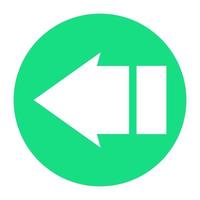 Arrow on white background vector