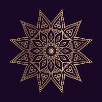 gold and blue color luxury ornamental mandala background design for print, poster, cover, brochure, flyer vector