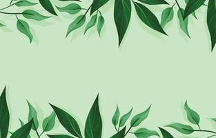 green leaves background vector