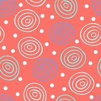 Vector seamless pattern background in trendy color of 2019