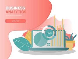 Data analysis concept. Can use for web banner, infographics. vector