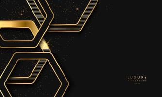 Abstract gold background with golden element and texture, luxury background concept. Suitable for various background design, template, banner, poster, presentation, etc. vector