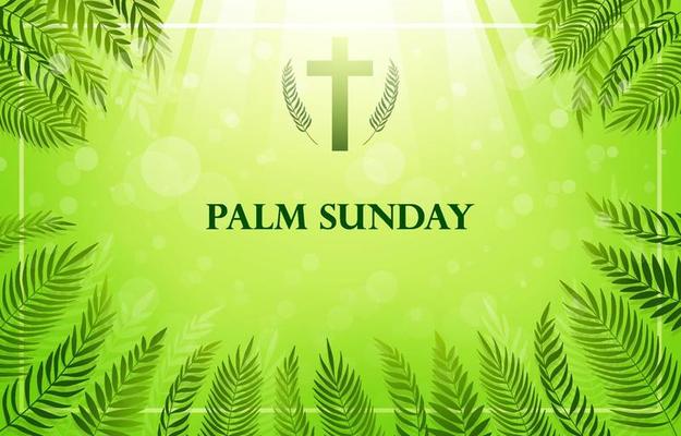 Palm Sunday Background 4567755 Vector Art at Vecteezy