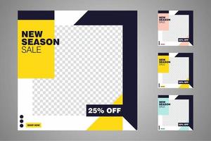 Suitable for social media posts templates and web or internet ads. vector
