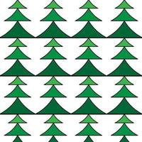 simple pine tree seamless pattern perfect for background or wallpaper vector
